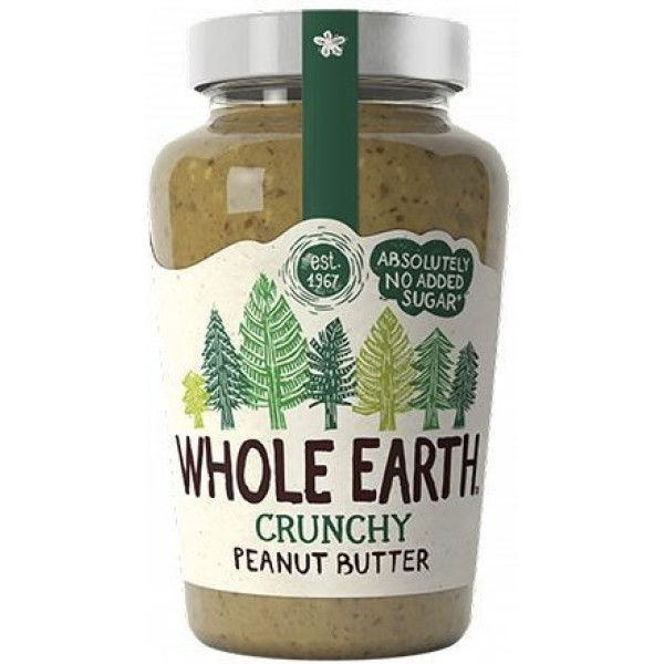 Beurre de cacahuète croustillant Whole Earth 454 Gr