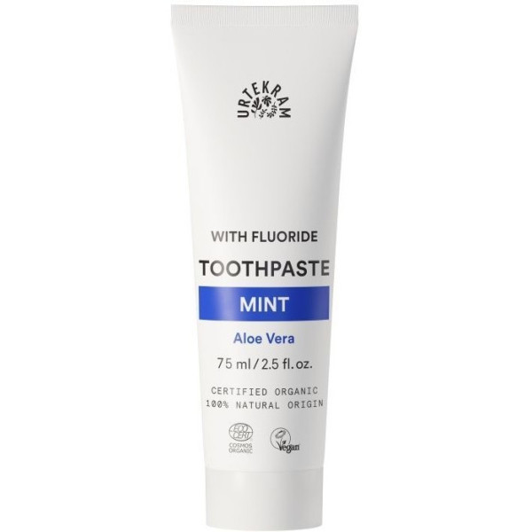 Urtekram Dentifrico Menta Aloe Fluor 75 Ml