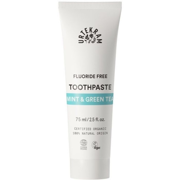 Urtekram dentifricio tè verde alla menta 75 ml
