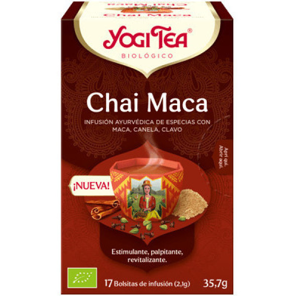 Yogi Tea Maca Chai Organic 17 Bolsitas