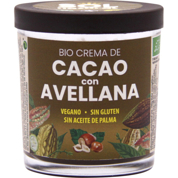 Solnatural Crème De Cacao Aux Noisettes Bio 200 G