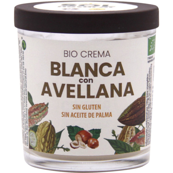 Solnatural Crema Blanca Con Avellanas Bio 200 G