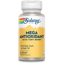 Solaray Mega Multi Antioxidante 60 Cápsulas Vegetarianas