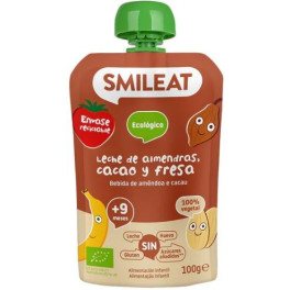 Smileat Pouch Almendra Cacao Y Fresa 100 G Eco