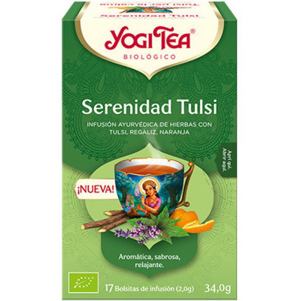 Yogi Tea Serenidad Tulsi 17 Bolsitas X 2 G
