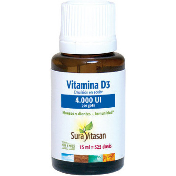 Sura Vitasan Vitamina D3 4000 Ui 15 Ml