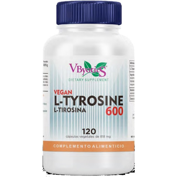Vbyotics L-tyrosine 600 mg 120 Vcaps