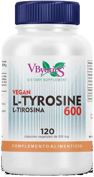 Vbyotics L-Tirosina 600 Mg 120 Vcaps-image