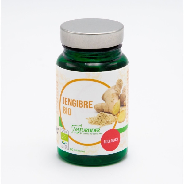 Naturlider Gember Bio 60 Plantaardige Capsules