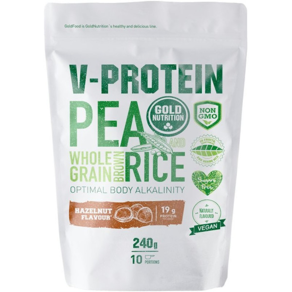 Gold Nutrition V-Protein - Protéine Végétalienne 240 gr