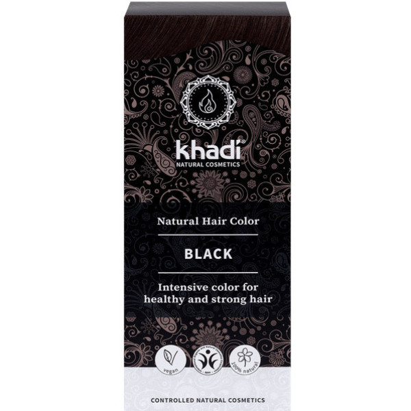Khadi Herbal Color Black 500 Gr