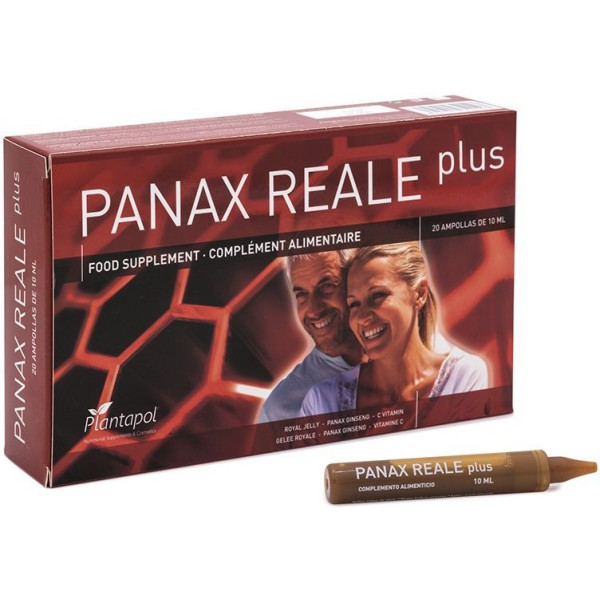 Pol Plant Panax Reale Plus 20 Flacons X 10 Ml