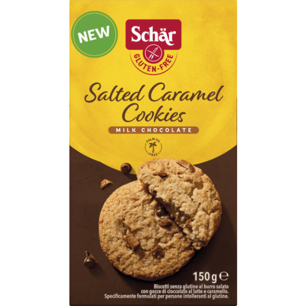 Dr. Schar Salted Caramel Cookies 150 GR