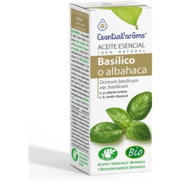 Esential Aroms Aceite Esencial Basilico Albahaca 10 Ml