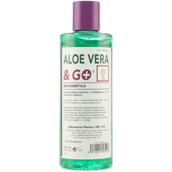 Pharma&go Aloe Vera Gel & Go 250 Ml