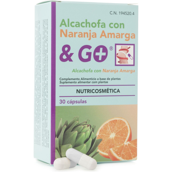 Pharma&go Artichaut à l'orange amère & Go 30 Cap
