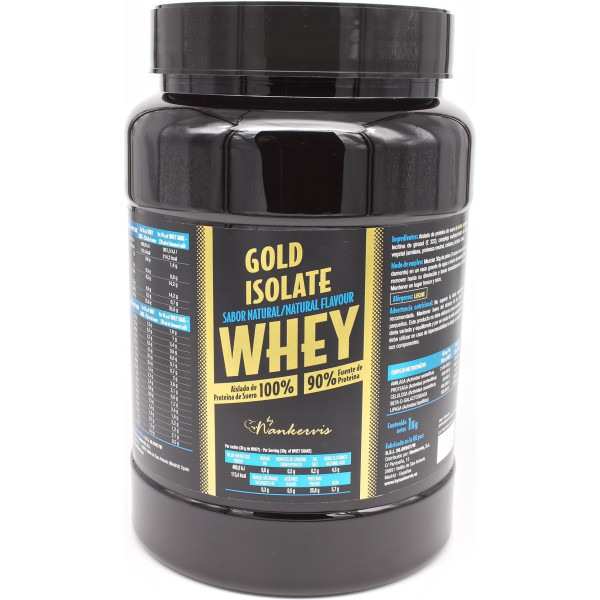Nankervis Gold Isolate Whey Pure Natural 1kg