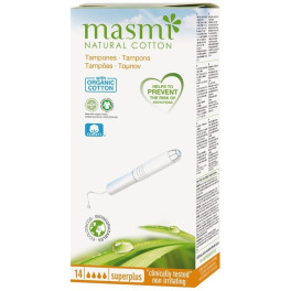 Masmi Tampones Masmi Natural Cotton Super Plus 14 Ud