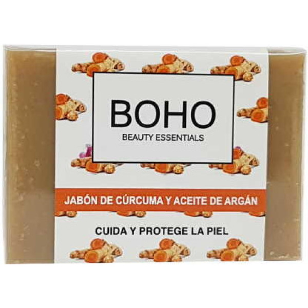 Boho Beauty Savon Au Curcuma Et Huile D'argan 100 Gr Boho Biover