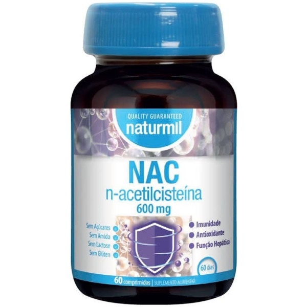 Naturmil N-acétylcystéine 60 Comp