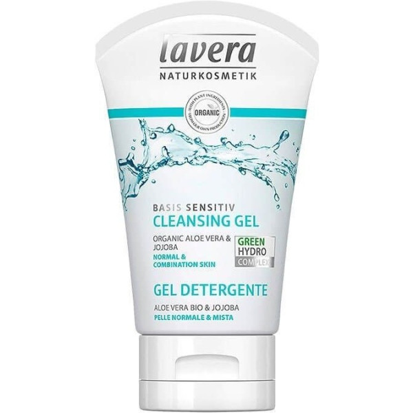 Lavera Gel Nettoyant Basis Sensitiv Aloe Et Jojoba 125 ml