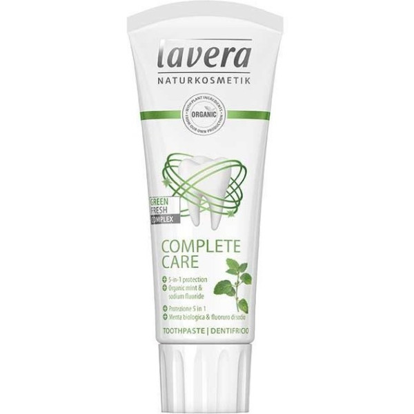 Lavera Dentifrico Cuidado Completo Con Fluor Menta Bio 75