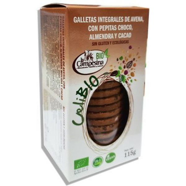 Celibio Contadino (Marrone) Farina D'avena Eco Senza Glutine Con Cioccolato