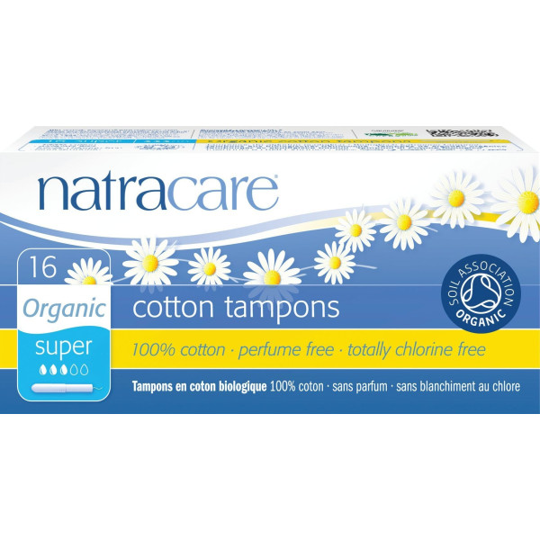 Natracare Tampon Super 16 Unités + Application