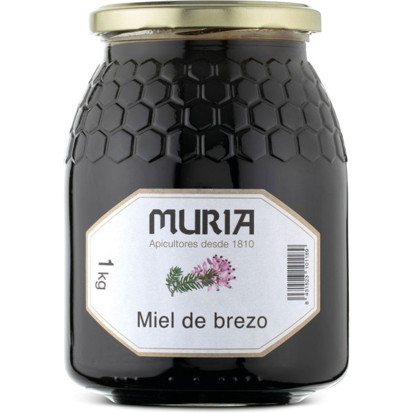 Pot de miel de bruyère Muria 1 kg.