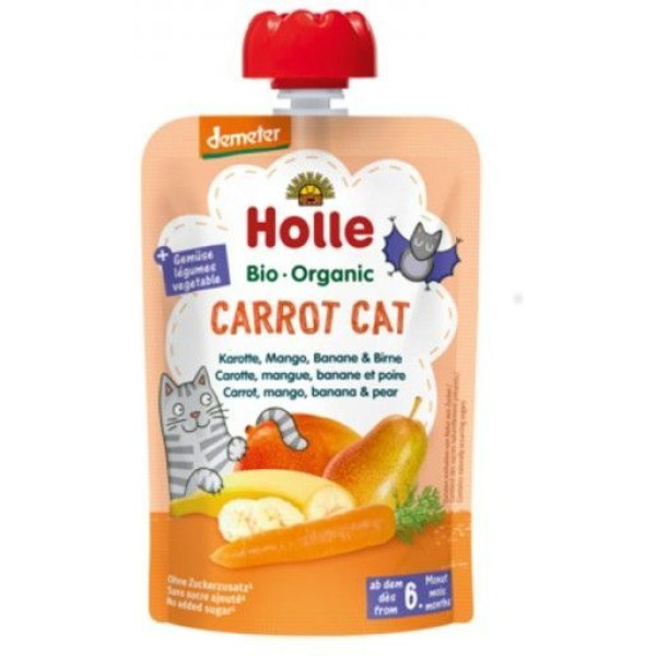 Holle Smoothies Carotte Chat 100 Gr +6 Mois