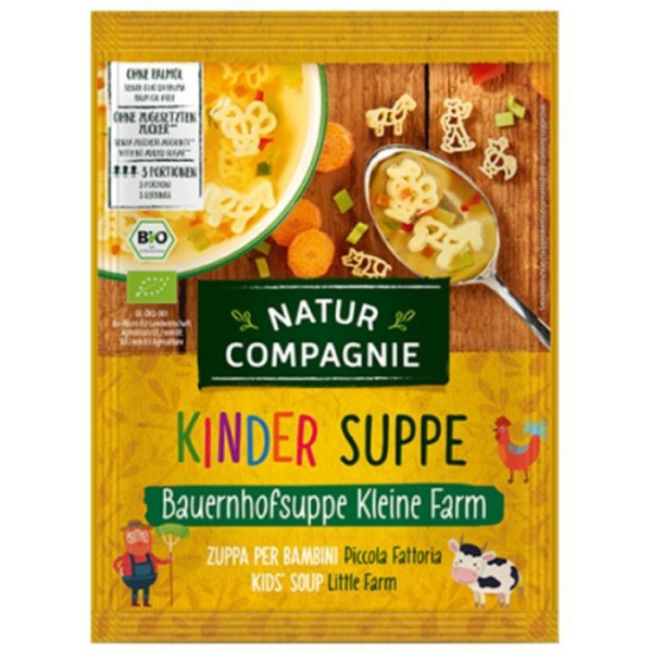 Natur Compagnie Soupe Aux Légumes Et Pâtes La Petite Ferme 63 G Bi