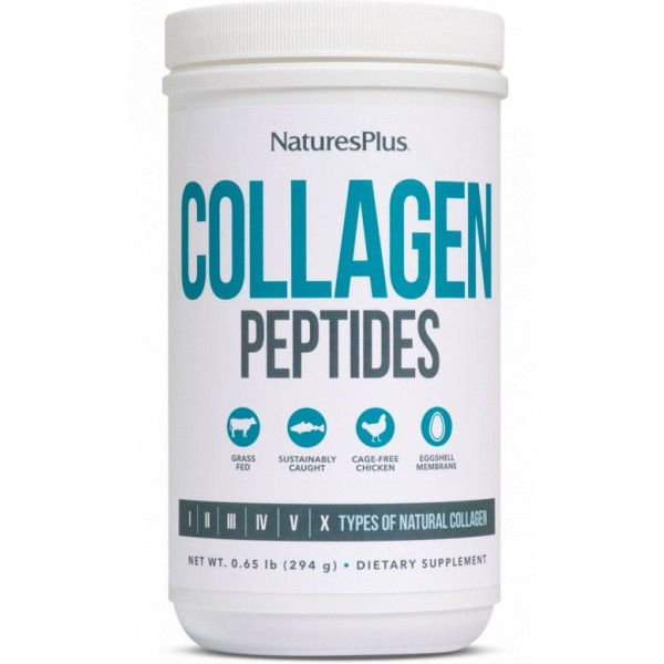 Natures plus peptídeos de colágeno 254 g