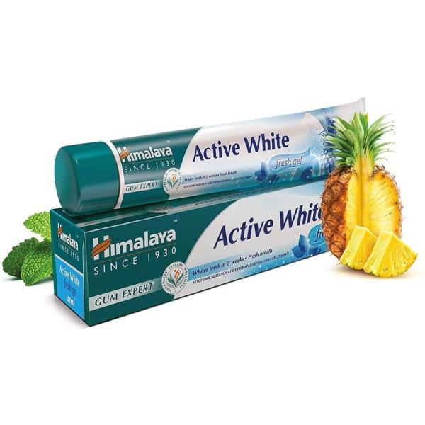 Himalaya Herbals Healthcare White Active Gel Toothpaste 75 Ml