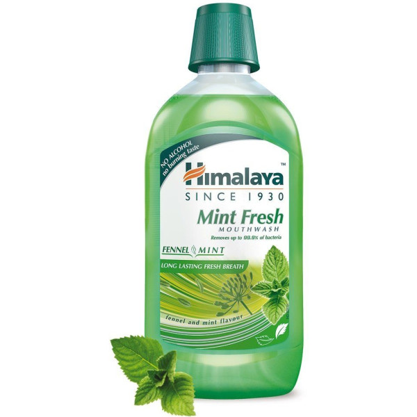 Himalaya Herbals Healthcare Rinçage / Bain De Bouche Fraise Menthe 450 Ml