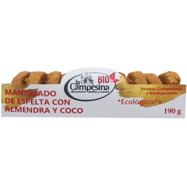 Campesina Bio Polvorones Almendra-canela Veg 190g