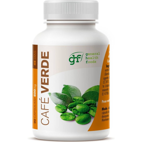 Ghf Groene Koffie 600mg Caps. Vegetarisch 90u