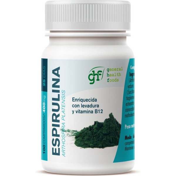 Ghf Spirulina 400mg 100Comp