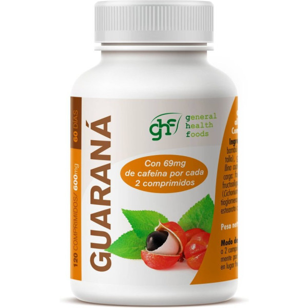 Ghf Guarana 600mg 120comp