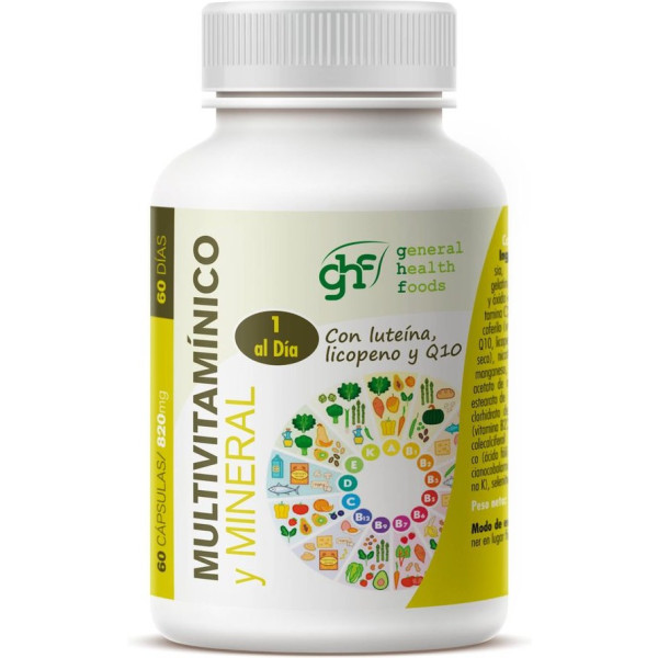 GHF Multivitamínico e Mineral 1 A Day 820mg 60 Cápsulas