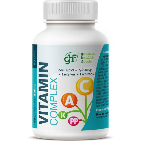 Ghf Vitamin Complex 1 Diariamente 820mg 60 Cápsulas