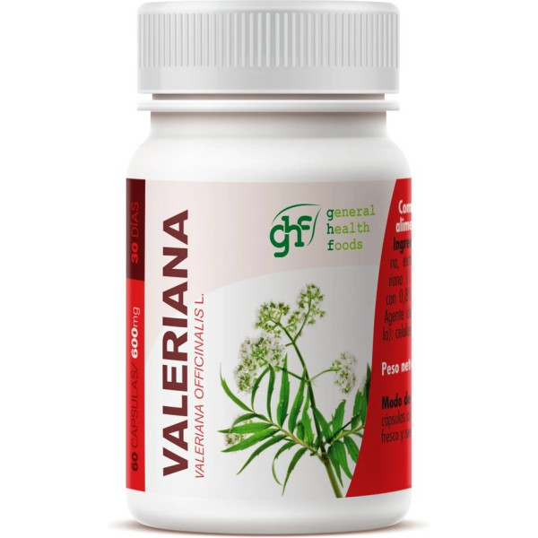 Ghf Valeriana 600mg 60 Cápsulas