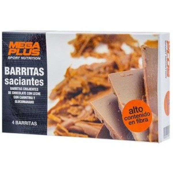 Barras Saciantes Mega Plus Mplus 4 Unidades X 20 G