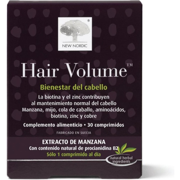 New Nordic Hair Volume Hair Wellness 30 Comp