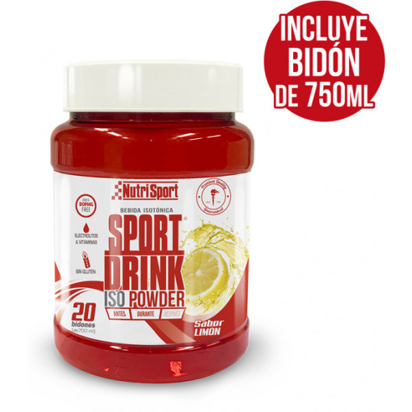 Nutrisport Sport Boisson ISO Poudre 1020 Gr + Flacon 750 Ml