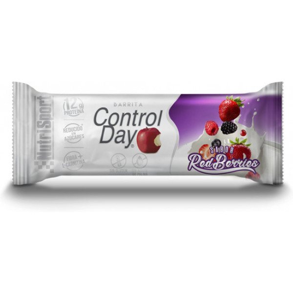Nutrisport Coffret Control Day Red.azuc.fruits rouges 28 Barres
