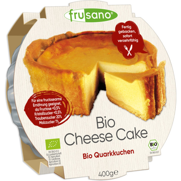 Gâteau au fromage bio Frusano 400 G