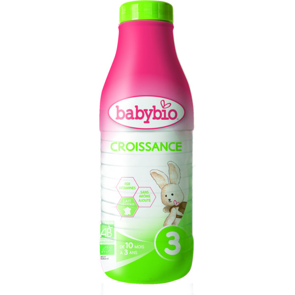 Babybio Latte di Crescita Liquido 1l - Biberon