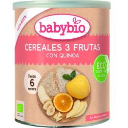 Cereais Babybio 3 Frutas e Quinoa 220g