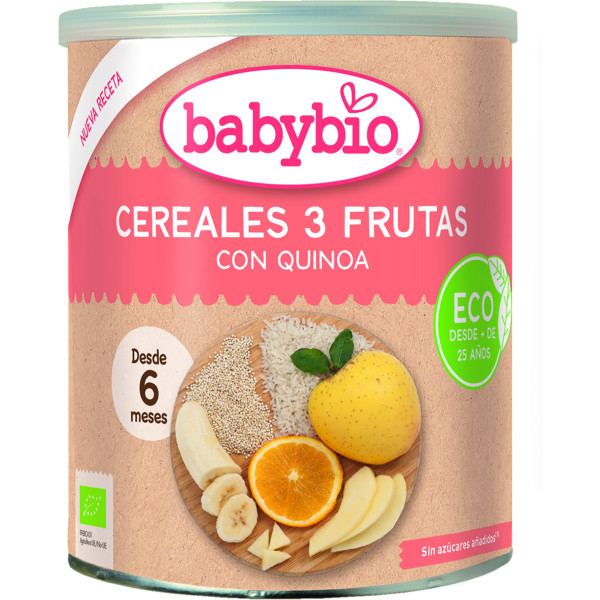 Babybio Cereali 3 Frutta & Quinoa 220g