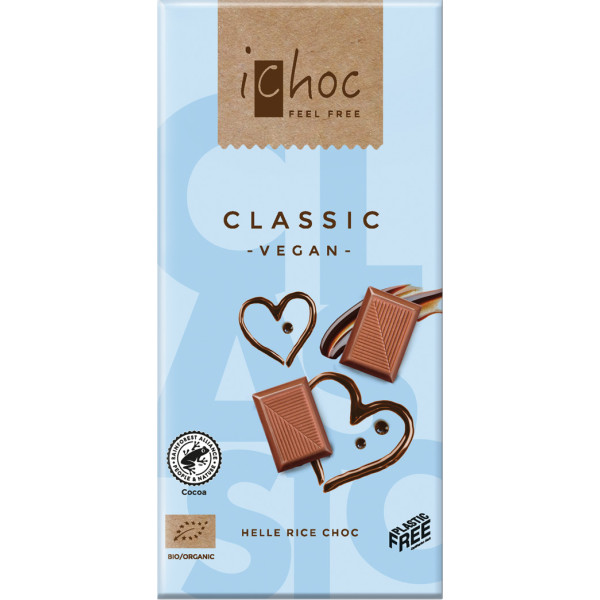 Ichoc Classique Vegan Chocolat Bio 80g
